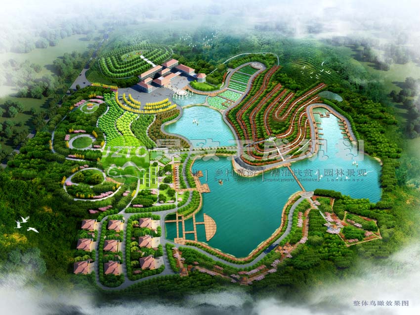 祁东县河洲渔都生态农庄总体规划